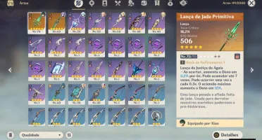 AR 36 Xiao+Jade Spear/Keqing+Jade Cutter