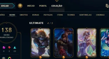 Account de League of Legends com Janna Vitoriosa