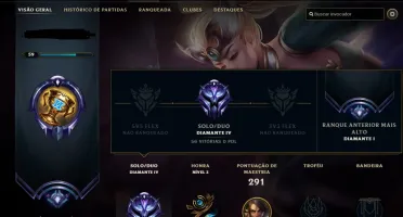 Account de League of Legends com Janna Vitoriosa