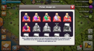 conta clash of clans cv 9
