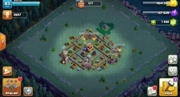 conta clash of clans cv 9