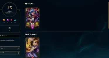 CONTA LOL COM VARIAS SKINS EPICAS - UNRANKED