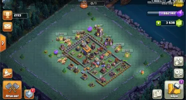 BASE PRINCIPAL CV 12, VILA DO CONSTRUTOR CV 8 + 3600 GEMAS