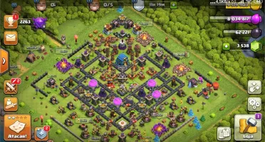 BASE PRINCIPAL CV 12, VILA DO CONSTRUTOR CV 8 + 3600 GEMAS