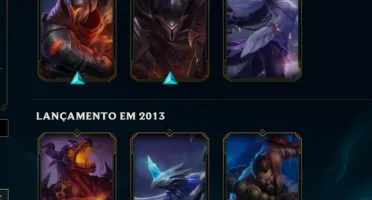 CONTA LOL 2013, MUITAS SKINS.