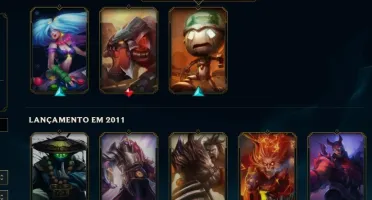CONTA LOL 2013, MUITAS SKINS.