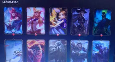 Conta Bronze 1, com 363 skins, Full Champions