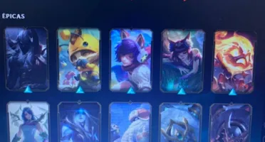Conta Bronze 1, com 363 skins, Full Champions