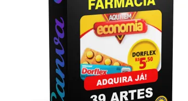 Pack Canva Farmácia - 39 Artes Editáveis