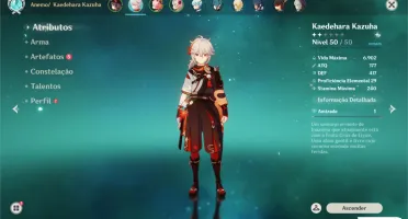 Conta com Hutao e Kazuha C1 AR32