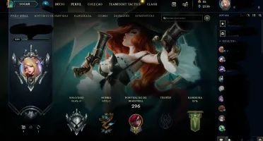 Conta Lol nivel 136 com 26 skins e prata 3 ultima season