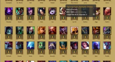 CONTA LEAGUE OF LEGENDS 40 SKINS 109 CHAMPS - GOLD/UNRANKED