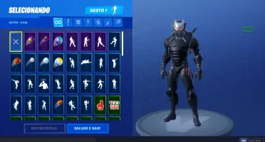 Conta FORTNITE 27skins,danças da season 3/4 e outras season
