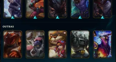 Conta lol gold 4 64 skins