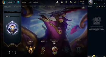 Conta lol gold 4 64 skins
