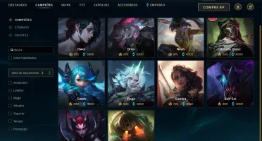 Conta LoL MESTRE Lv 223 167 SKINS