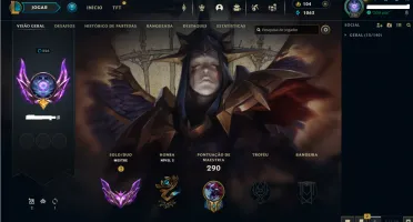 Conta LoL MESTRE Lv 223 167 SKINS
