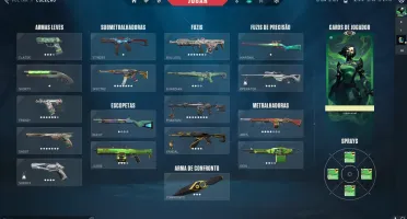 Conta Valorant Com 8 Facas E 135 Skins
