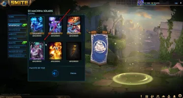 CONTA SMITE LV 148 COM MAIS DE 490 SKINS E T5 DO THOR