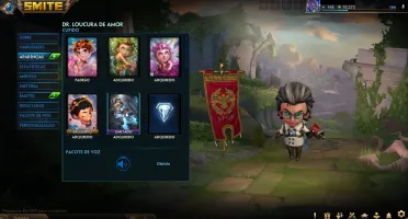 CONTA SMITE LV 148 COM MAIS DE 490 SKINS E T5 DO THOR