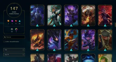 Conta LoL Prata lll - 147 skins