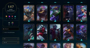Conta LoL Prata lll - 147 skins