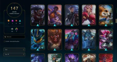 Conta LoL Prata lll - 147 skins