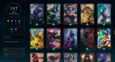 Conta LoL Prata lll - 147 skins