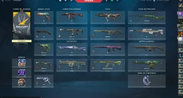 Conta Nfa De Valorant Com Skins! Garantia De 1 A 200 Skins.