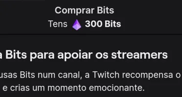 BITS PARA CONTAS TWITCH