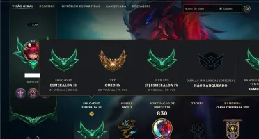 Esmeralda 3 com TODOS os Champs e 251 Skins + 5 Prestigios