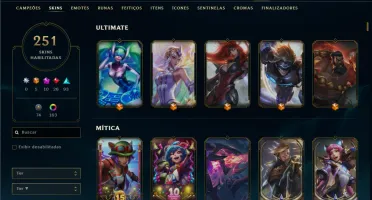 Esmeralda 3 com TODOS os Champs e 251 Skins + 5 Prestigios