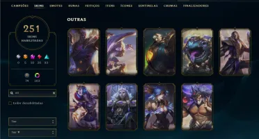 Esmeralda 3 com TODOS os Champs e 251 Skins + 5 Prestigios