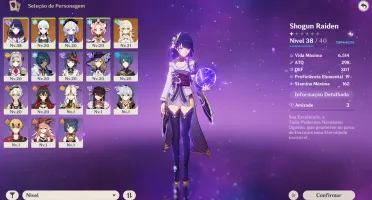 Raiden Shogun + Ayaka + Qiqi C1 (NO GARANTIDO)