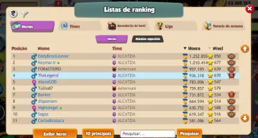 Conta Hero Zero - BR 19 - Level 670