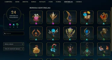 Conta LoL todas as Vitoriosas S1 ATÉ S9 188 Skins