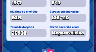 Conta de Clash Royale