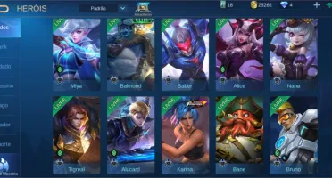 Conta ML GM,5 skins Dragon T