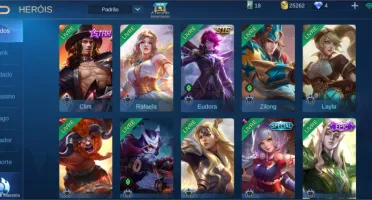 Conta ML GM,5 skins Dragon T