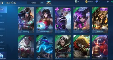 Conta ML GM,5 skins Dragon T