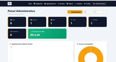 Sistema de Agendamento para Barbearia - PHP + MySQL