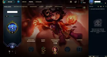Conta LOL Borda Diamante 2019