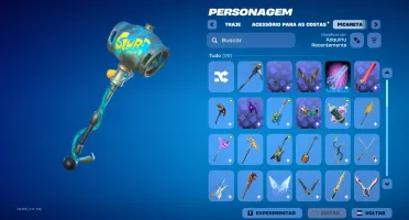 OG Fortnite com Cavaleiro Negro, Ceifador, Patrulheiro-Cavei
