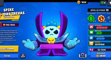 Conta Brawl stars, semifull possui todos brawlers e poderes
