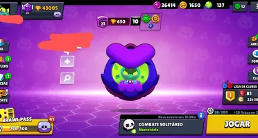 Conta Brawl stars, semifull possui todos brawlers e poderes