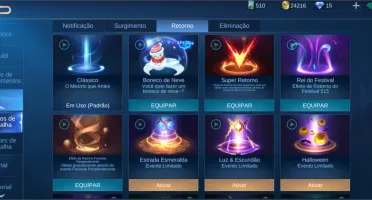 Conta Mobile Legends 46 heróis 61 skins