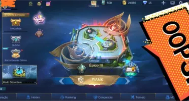 Conta Mobile Legends 46 heróis 61 skins