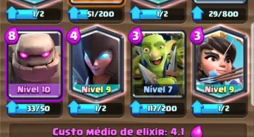 Cv 12 quase full + Conta clash Royale