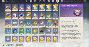 Conta Genshin Impact 16 T5 Mais De 12 Personagens Buildados