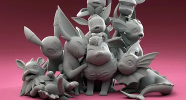 Pokemon em STL para Impressão 3D